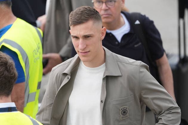 Nico Schlotterbeck Germany Germany Frankfurt 02 06 2026 Departure of the German national team for the World Cup in the USA