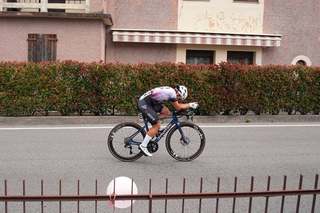 Italy™s Giorgia Serena of Team Mendelspeck E-Work™s during Stage 4, an individual time trial, of the Giro d™Italia Women, from Belluno to Nevegal, Italy - Tuesday June 2, 2026  Copyright: xMarcoxAlpozzix xLaPressex