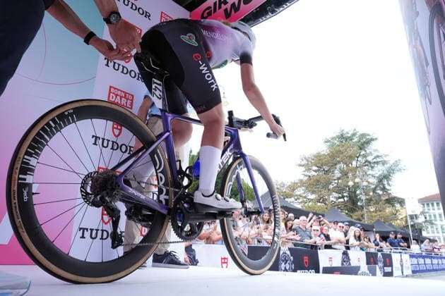 Italy™s Eleonora Deotto of Team Mendelspeck E-Work™s during Stage 4, an individual time trial, of the Giro d™Italia Women, from Belluno to Nevegal, Italy - Tuesday June 2, 2026  Copyright: xDavidexSpada LaPressex