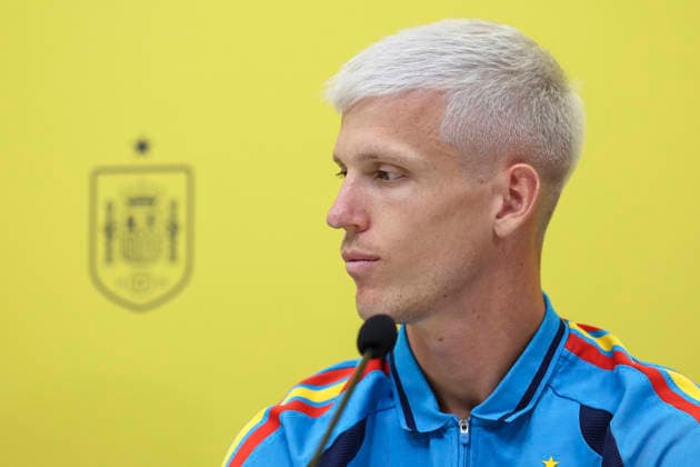June 2, 2026, Las Rozas, Madrid, Spain: Dani Olmo attends the press conference, PK, Pressekonferenz of presentation of new sponsors for Spain Team ahead the FIFA World Cup, WM, Weltmeisterschaft, Fussball 2026 at Ciudad del Futbol on June 02, 2026 in Las Rozas, Madrid, Spain. Las Rozas Spain - ZUMAa181 20260602_zaa_a181_041 Copyright: xIrinaxR.xHipolitox
