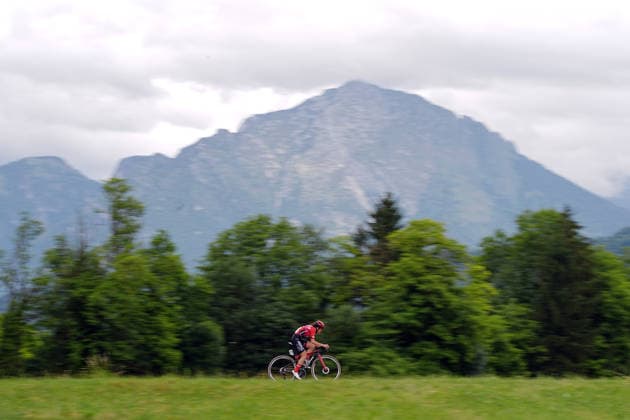 Italy™s Giulia Bisso of Isolmant - Premac - Vittoria™s during Stage 4, an individual time trial, of the Giro d™Italia Women, from Belluno to Nevegal, Italy - Tuesday June 2, 2026  Copyright: xMarcoxAlpozzix xLaPressex