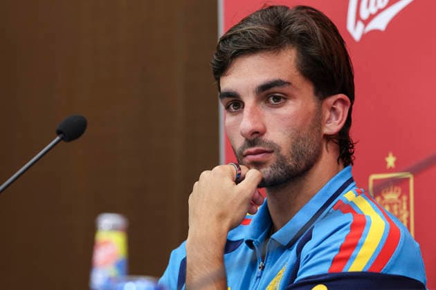 June 2, 2026, Las Rozas, Madrid, Spain: Ferran Torres attends the press conference, PK, Pressekonferenz of presentation of new sponsors for Spain Team ahead the FIFA World Cup, WM, Weltmeisterschaft, Fussball 2026 at Ciudad del Futbol on June 02, 2026 in Las Rozas, Madrid, Spain. Las Rozas Spain - ZUMAa181 20260602_zaa_a181_059 Copyright: xIrinaxR.xHipolitox