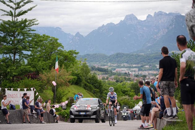 France™s Aude Biannic of Movistar Team™s during Stage 4, an individual time trial, of the Giro d™Italia Women, from Belluno to Nevegal, Italy - Tuesday June 2, 2026  Copyright: xMarcoxAlpozzix xLaPressex
