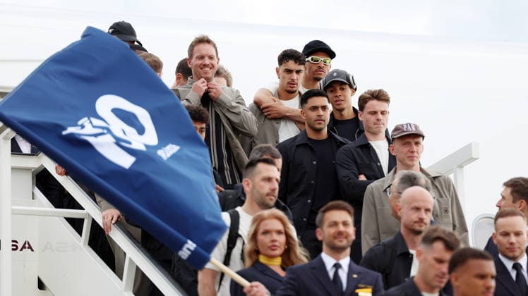 02 06 2026, xrekx, Football DFB Media Dates, DFB Team Departure to the USA v l Julian Nagelsmann Coach Germany DFL DFB REGULATIONS PROHIBIT ANY USE OF PHOTOGRAPHS as IMAGE SEQUENCES and or QUASI VIDEO Frankfurt am Main