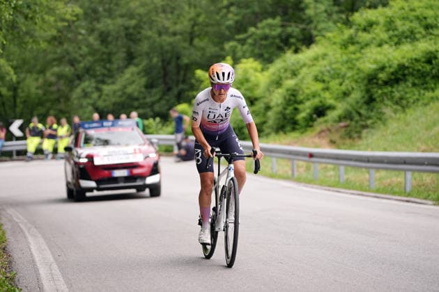 Italy™s Erica Magnaldi of UAE Team ADQ™s during Stage 4, an individual time trial, of the Giro d™Italia Women, from Belluno to Nevegal, Italy - Tuesday June 2, 2026  Copyright: xMarcoxAlpozzix xLaPressex