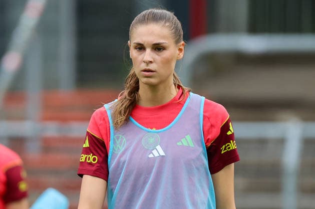 Cologne, Germany 02 06 2026 Training of the DFB women preparation international match Germany vs Norway for World Cup qualification 2027 In the picture Jule Brand Germany Copyright: HMBxMedia MadeleinexFantini