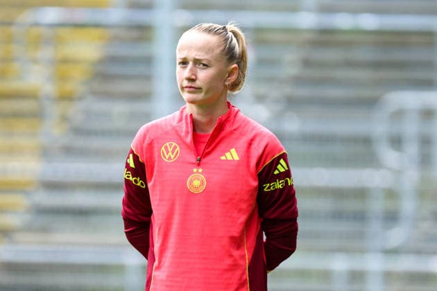 Cologne, Germany 02 06 2026 Training of the DFB women preparation international match Germany vs Norway for World Cup qualification 2027 In the picture Lea Schüller Schueller Germany Copyright: HMBxMedia MadeleinexFantini