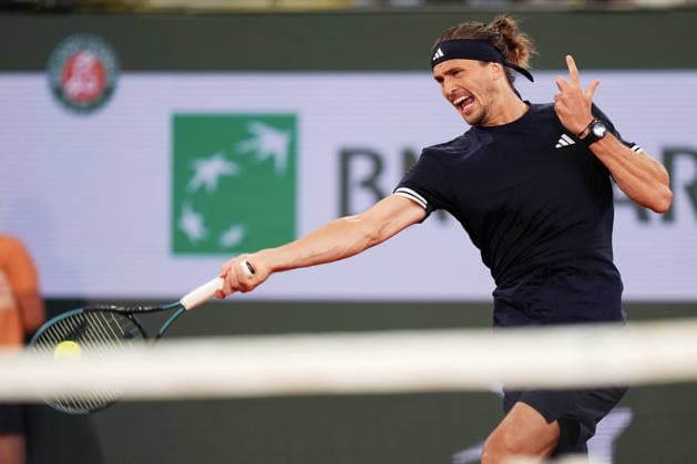 2026-06-02 2026 French Open - Day Ten PARIS, FRANCE - JUNE 2: Alexander Zverev of Germany during Day Ten of the 2026 French Open at Roland Garros on June 2, 2026 in Paris, France. (Photo by Marleen Fouchier BSR Agency) Paris France Content not available for redistribution in The Netherlands directly or indirectly through any third parties. Copyright: xBSRxAgencyx