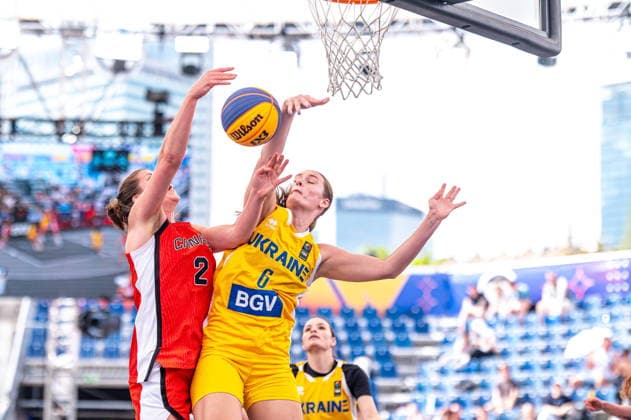 Basketball, FIBA 3x3 World Championship in Warsaw, Women, Ukraine - Canada