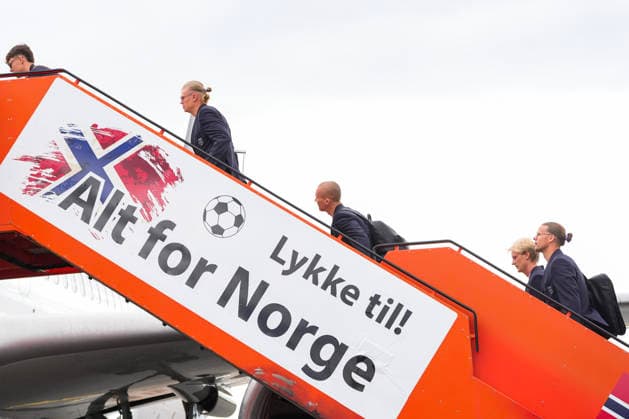 The charter flight with the Norwegian football team travels to the World Cup Gardermoen 20260602 The charter flight with the Norwegian football team travels to the World Cup from the GA terminal at Gardermoen Photo Lise Aserud NTB Gardermoen Norway EDITORIAL USE ONLY RESTRICTED USE FOR BETTING COMPANIES  Copyright: xLisexAserudxx xNTBx
