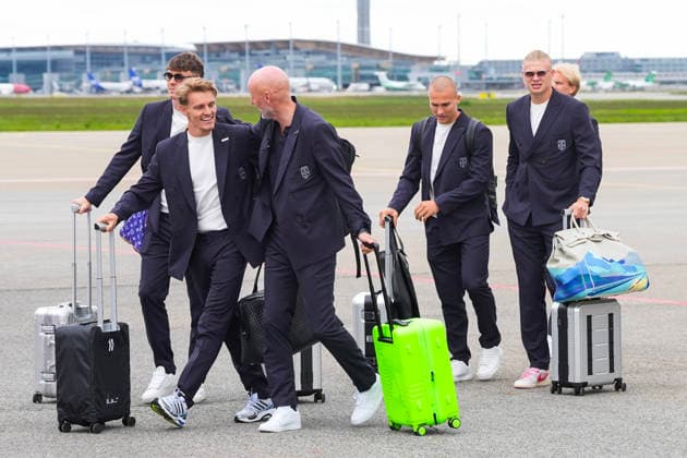 The charter flight with the Norwegian football team travels to the World Cup Gardermoen 20260602 The charter flight with the Norwegian football team travels to the World Cup from the GA terminal at Gardermoen Photo Lise Aserud NTB Gardermoen Norway EDITORIAL USE ONLY RESTRICTED USE FOR BETTING COMPANIES  Copyright: xLisexAserudxx xNTBx