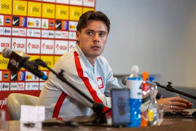 Practice session team Poland 02.06.2026 football, Warsaw, PGE National Stadium, Polish football Poland press conference, PK, Pressekonferenz and national team, Nationalteam training session before friendly game with Nigeria image shows: Nicola Zalewski Copyright: xKatarzynaxPlewczynskax 20260602FCTKPKAPL6405