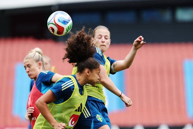 GOTHENBURG, SWEDEN 20260602 Felicia Schröder during Tuesday s training with the women s national team at Ullevi ahead of the upcoming World Cup qualifier against Denmark GÖTEBORG SWEDEN x9200x  Copyright: xAdamxIhse TTx ALLSVENSKAN HÄCKEN - HAMMARBY