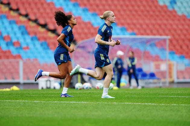 GOTHENBURG, SWEDEN 20260602 Felicia Schröder during Tuesday s training with the women s national team at Ullevi ahead of the upcoming World Cup qualifier against Denmark GÖTEBORG SWEDEN x9200x  Copyright: xAdamxIhse TTx ALLSVENSKAN HÄCKEN - HAMMARBY