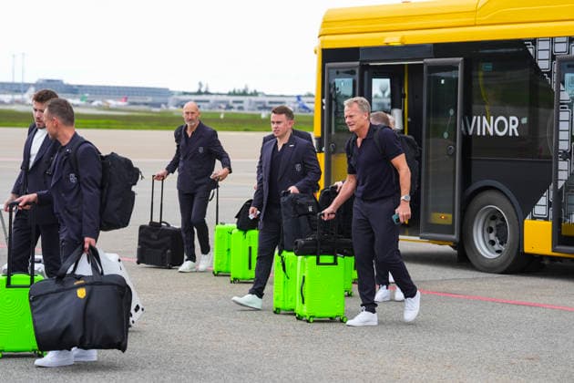 The charter flight with the Norwegian football team travels to the World Cup Gardermoen 20260602 The charter flight with the Norwegian football team travels to the World Cup from the GA terminal at Gardermoen Photo Lise Aserud NTB Gardermoen Norway EDITORIAL USE ONLY RESTRICTED USE FOR BETTING COMPANIES  Copyright: xLisexAserudxx xNTBx