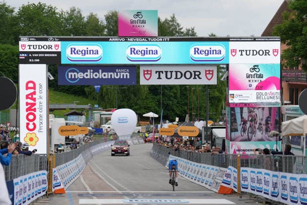 Netherlands™s Anna van der Breggen of Team SD Worx - Protime™s during Stage 4, an individual time trial, of the Giro d™Italia Women, from Belluno to Nevegal, Italy - Tuesday June 2, 2026  Copyright: xDavidexSpada LaPressex