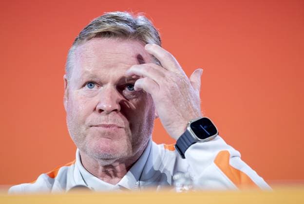 ZEIST - Netherlands national team, Nationalteam coach Ronald Koeman speaks to the press in Zeist, the Netherlands, May 2, 2026. Oranje was preparing for the friendly match against Algeria. ROBIN VAN LONKHUIJSEN ANP xVIxANPxSportx xxANPxIVx 559915100 originalFilename: 559915100.jpg