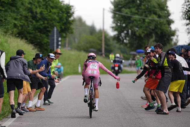 Italy™s Elisa Balsamo of Lidl - Trek™s (Pink jersey) during Stage 4, an individual time trial, of the Giro d™Italia Women, from Belluno to Nevegal, Italy - Tuesday June 2, 2026  Copyright: xMarcoxAlpozzix xLaPressex