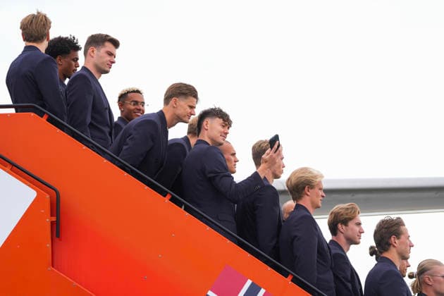 The charter flight with the Norwegian football team travels to the World Cup Gardermoen 20260602 The charter flight with the Norwegian football team travels to the World Cup from the GA terminal at Gardermoen Photo Lise Aserud NTB Gardermoen Norway EDITORIAL USE ONLY RESTRICTED USE FOR BETTING COMPANIES  Copyright: xLisexAserudxx xNTBx