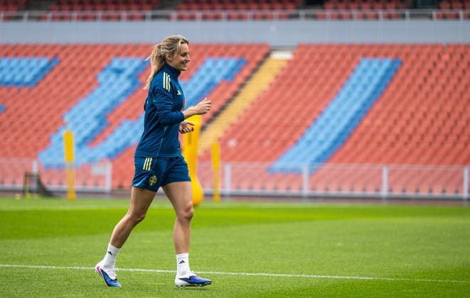 260602 Nathalie Björn of the Swedish women s national football team during a training session on June 2, 2026 in Gothenburg Photo Mathias Bergeld BILDBYRAN code MB MB1378 fotboll football soccer fotball vm kval kval fifa womens world cup qualifier qualifier träning practice training sverige sweden dam bbeng women kvinner  Copyright: MATHIASxBERGELD BB260602MB009