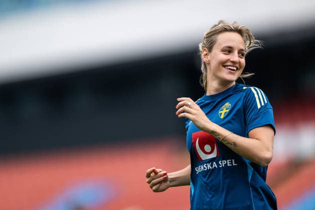 260602 Nathalie Björn of the Swedish women s national football team during a training session on June 2, 2026 in Gothenburg Photo Mathias Bergeld BILDBYRAN code MB MB1378 fotboll football soccer fotball vm kval kval fifa womens world cup qualifier qualifier träning practice training sverige sweden dam bbeng women kvinner  Copyright: MATHIASxBERGELD BB260602MB013