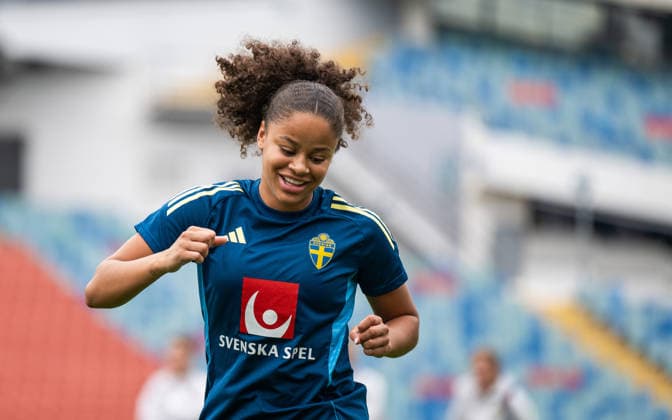 260602 Felicia Schröder of the Swedish women s national football team during a training session on June 2, 2026 in Gothenburg Photo Mathias Bergeld BILDBYRAN code MB MB1378 fotboll football soccer fotball vm kval kval fifa womens world cup qualifier qualifier träning practice training sverige sweden dam bbeng women kvinner  Copyright: MATHIASxBERGELD BB260602MB016