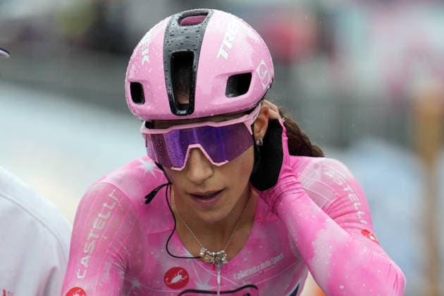 Italy™s Elisa Balsamo of Lidl - Trek™s during Stage 4, an individual time trial, of the Giro d™Italia Women, from Belluno to Nevegal, Italy - Tuesday June 2, 2026  Copyright: xDavidexSpada LaPressex