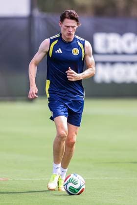 Scott McTominay during a training session Scotland Training and press conference, PK, Pressekonferenz 2026 FIFA World Cup, WM, Weltmeisterschaft, Fussball Football, Florida Blue Training Centre, Florida, USA - 02 Jun 2026Florida Florida Blue Training Centre United States of America EDITORIAL USE ONLY No use with unauthorised audio, video, data, fixture lists, club league logos or live services. Online in-match use limited to 120 images, no video emulation. No use in betting, games or single club league player publications.  Copyright: xChrisxArjoon Shutterstockx 16906919i