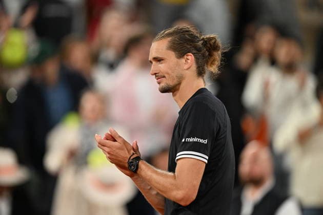 2026 French Open, Roland-Garros - Day 10 PARIS, FRANCE - JUNE 02: Alexander Zverev of Germany celebrates victory after Men s Singles quarter-final match against Rafael Jodar (not seen) of Spain on Day Ten of the 2026 French Open at Roland Garros in Paris, France, on June 02, 2026, Mustafa Yalcin Anadolu Paris France. Editorial use only. Please get in touch for any other usage.  Copyright: x2026xAnadoluxMustafaxYalcinx
