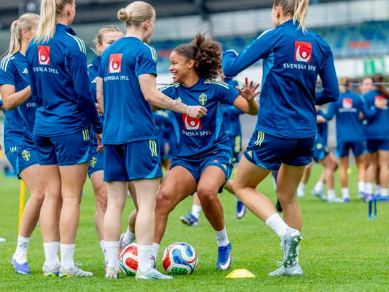 Football, Women, Sweden national team, Training
