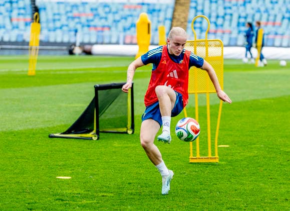 GÖTEBORG, SWEDEN 20260602 Anna Sandberg during Tuesdays training with the womens national team at Ullevi ahead of the upcoming World Cup qualifier against Denmark GÖTEBORG SWEDEN x9200x  Copyright: xAdamxIhse TTx DAMLANDSLAGET TRÄNAR I GÖTEBORG INFÖR VM-KVAL