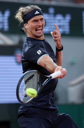 Alexander Zverev of Germany in action French Open Tennis, Day Ten, Tennis, Roland Garros, Paris, France - 02 Jun 2026Paris Roland Garros France EDITORIAL USE ONLY No use with unauthorised audio, video, data, fixture lists, club league logos or live services. Online in-match use limited to 120 images, no video emulation. No use in betting, games or single club league player publications.  Copyright: xEllaxLing Shutterstockx 16906550bp