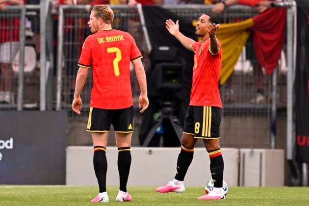 Croatia vs Belgium - friendly match RIJEKA, CROATIA - JUNE 02 : Tielemans Youri midfielder of Belgium gestures during a friendly match between Croatia and Belgium ahead of the FIFA World Cup, WM, Weltmeisterschaft, Fussball 2026 on June 02, 2026 in Rijeka, Croatia, 02 06 2026 Rijeka Croatia  Copyright: xTomasxSiskx