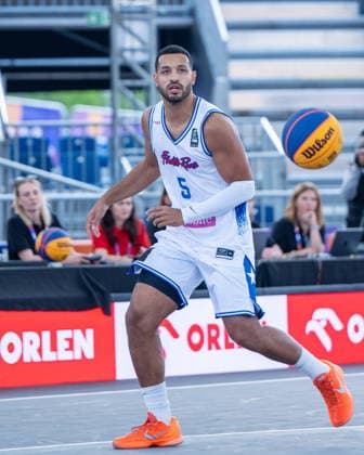 WARSZAWA 02.06.2026 KOSZYKOWKA 3X3 MECZ MEZCZYZN: FRANCJA - PORTO RIKO FIBA 3X3 WORLD CUP BASKETBALL WOMEN MATCH IN WARSAW: FRANCE - PORTO RICO LEONARDO ALLENDE FOT. MACIEJ GRONAU FOTOPYK NEWSPIX.PL --- newspix.pl 