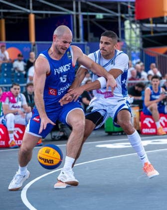 WARSZAWA 02.06.2026 KOSZYKOWKA 3X3 MECZ MEZCZYZN: FRANCJA - PORTO RIKO FIBA 3X3 WORLD CUP BASKETBALL WOMEN MATCH IN WARSAW: FRANCE - PORTO RICO HUGO SUHARD FOT. MACIEJ GRONAU FOTOPYK NEWSPIX.PL --- newspix.pl 