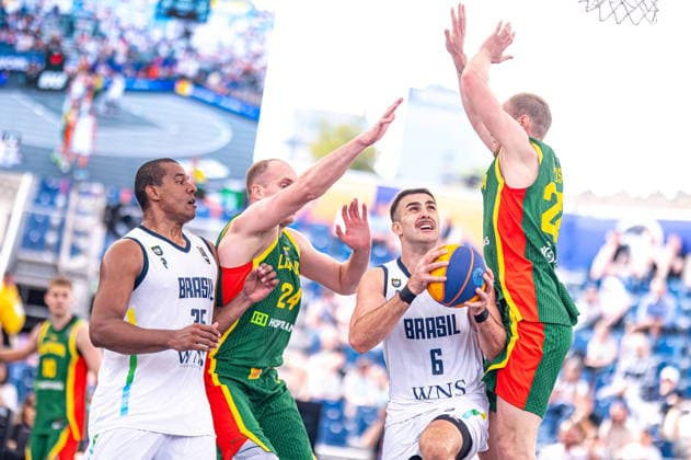 Basketball, FIBA 3x3 World Championship in Warsaw, Men, Brazil - Lithuania