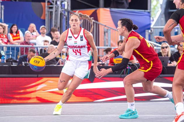 Warszawa 02.06.2026. 3x3 Basketball World Cup Day 2 in Warsaw, Poland. Hungary - Spain match --- Mistrzostwa Swiata w koszykowce 3x3 Dzien 2 w Warszawie. Mecz Wegry - Hiszpania Persons Shown : Vivi Borondi Fot. Kai Taller Arena Akcji NEWSPIX.PL --- newspix.pl 