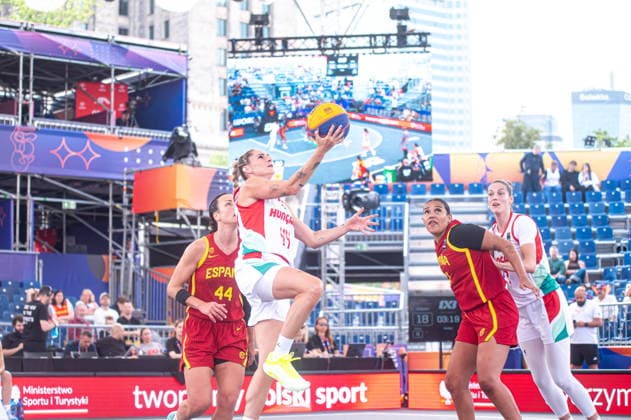 Basketball, FIBA 3x3 World Championship in Warsaw, Women, Hungary - Spain