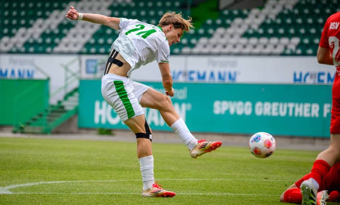 02 06 2026 Football season 2025 2026 Relegation Oberliga Bayern Bayernliga Regionalliga SpVgg Greuther Fürth II ASV Cham xwoxzix Lado Akhalaia 24, SpVgg Greuther Fürth II
