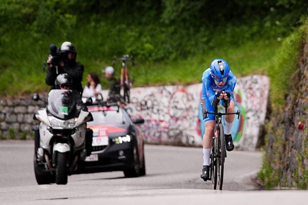 Netherlands™s Anna van der Breggen of Team SD Worx - Protime™s during Stage 4, an individual time trial, of the Giro d™Italia Women, from Belluno to Nevegal, Italy - Tuesday June 2, 2026  Copyright: xMarcoxAlpozzi LaPressex