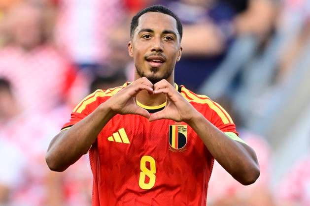 Croatia vs Belgium - friendly match RIJEKA, CROATIA - JUNE 02 : Tielemans Youri midfielder of Belgium celebrates scoring the opening goal during a friendly match between Croatia and Belgium ahead of the FIFA World Cup, WM, Weltmeisterschaft, Fussball 2026 on June 02, 2026 in Rijeka, Croatia, 02 06 2026 Rijeka Croatia  Copyright: xJanxDexMeuleneirx
