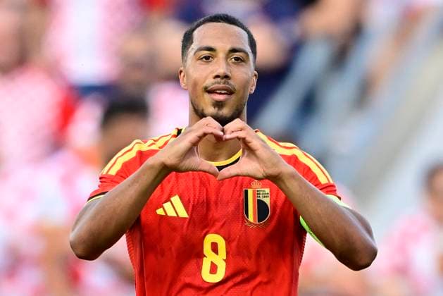 Croatia vs Belgium - friendly match RIJEKA, CROATIA - JUNE 02 : Tielemans Youri midfielder of Belgium celebrates scoring the opening goal during a friendly match between Croatia and Belgium ahead of the FIFA World Cup, WM, Weltmeisterschaft, Fussball 2026 on June 02, 2026 in Rijeka, Croatia, 02 06 2026 Rijeka Croatia  Copyright: xJanxDexMeuleneirx