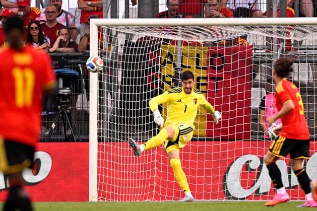Croatia vs Belgium - friendly match RIJEKA, CROATIA - JUNE 02 : Courtois Thibaut goalkeeper of Belgium in action during a friendly match between Croatia and Belgium ahead of the FIFA World Cup, WM, Weltmeisterschaft, Fussball 2026 on June 02, 2026 in Rijeka, Croatia, 02 06 2026 Rijeka Croatia  Copyright: xTomasxSiskx