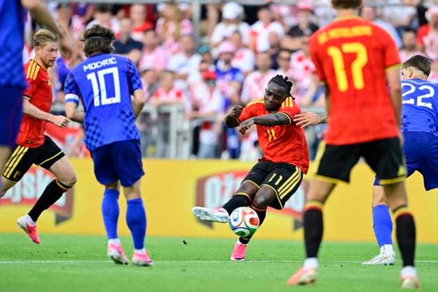 Croatia vs Belgium - friendly match RIJEKA, CROATIA - JUNE 02 : Doku Jeremy forward of Belgium in action during a friendly match between Croatia and Belgium ahead of the FIFA World Cup, WM, Weltmeisterschaft, Fussball 2026 on June 02, 2026 in Rijeka, Croatia, 02 06 2026 Rijeka Croatia  Copyright: xJanxDexMeuleneirx