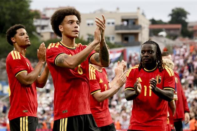 Belgium s Axel Witsel pictured during a friendly soccer game between Croatia and Belgian national soccer team Red Devils, in Rijeka, Croatia, on Tuesday 02 June 2026, part of the preparations for the 2026 FIFA World Cup, WM, Weltmeisterschaft, Fussball BRUNOxFAHY  x175761869x