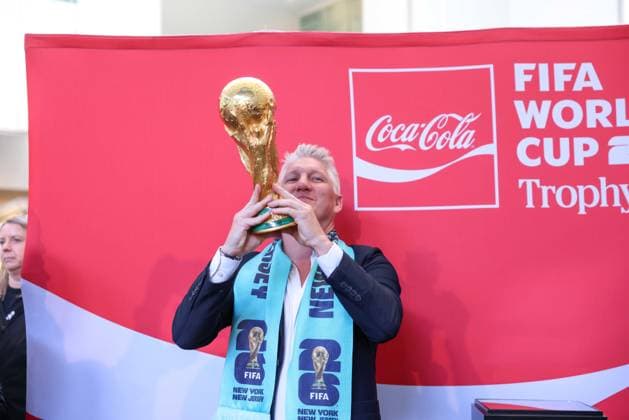 World Cup Trophy Tour at the American Museum of Natural History in New York City Former German player Bastian Schweinsteiger during the World Cup Trophy Tour at the Museum of Natural History in New York City, United States, on Tuesday, June 2, 2026. NOVA YORK NY UNITED STATES Copyright: xVANESSAxCARVALHOx