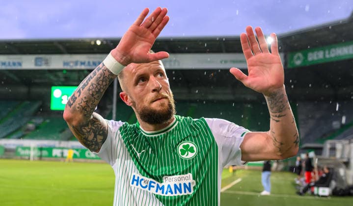 02 06 2026 Soccer season 2025 2026 Relegation Oberliga Bayern Bayernliga Regionalliga SpVgg Greuther Fürth II ASV Cham xwoxzix Daniel Adlung 10, SpVgg Greuther Fürth II