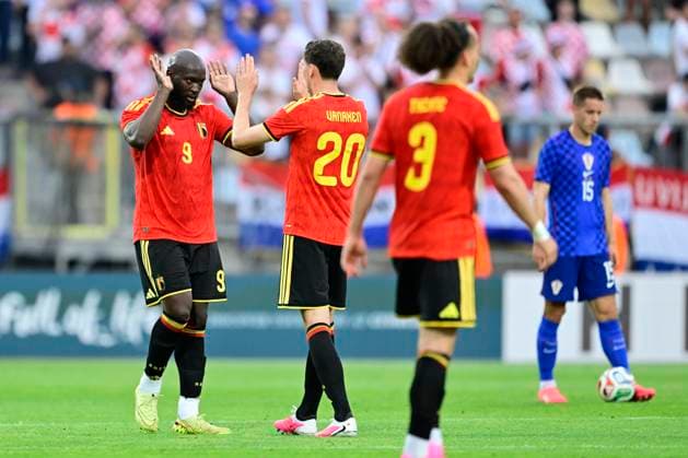 Croatia vs Belgium - friendly match RIJEKA, CROATIA - JUNE 02 : Lukaku Romelu forward of Belgium celebrates after scoring during a friendly match between Croatia and Belgium ahead of the FIFA World Cup, WM, Weltmeisterschaft, Fussball 2026 on June 02, 2026 in Rijeka, Croatia, 02 06 2026 Rijeka Croatia  Copyright: xJanxDexMeuleneirx
