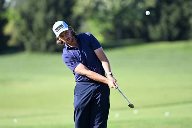 PGA, Golf Herren 2026: The Memorial Tournament Practice Rounds JUN 2 June 2, 2026: Tommy Fleetwood (ENG) chips on the chipping green during practice rounds at the Memorial Tournament in Dublin, Ohio. Brent Clark Cal Media (Credit Image: Brent Clark Cal Sport Media) Dublin Oh USA EDITORIAL USE ONLY Copyright: xx ZUMA-20260602_zma_c04_077.jpg BrentxClarkx csmphotothree492718