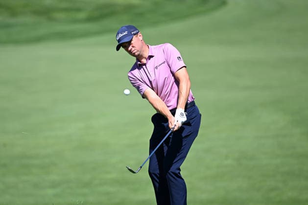 PGA, Golf Herren 2026: The Memorial Tournament Practice Rounds JUN 2 June 2, 2026: Justin Thomas (USA) chips on the 18th hole during practice rounds at the Memorial Tournament in Dublin, Ohio. Brent Clark Cal Media (Credit Image: Â Brent Clark Cal Sport Media) Dublin Oh USA EDITORIAL USE ONLY Copyright: xx ZUMA-20260602_zma_c04_087.jpg BrentxClarkx csmphotothree492729